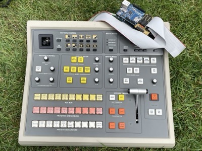 Grass Valley GVG Model 110 Vision Mixer Controller Panel – Arduino‑modified ATEM Interface